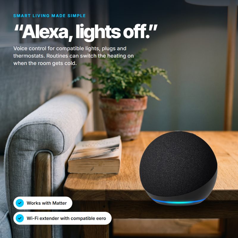 Living room image with a chip naming another brand
